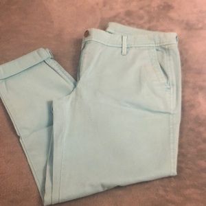 Talbots girlfriend Chino2P Aqua Great condition